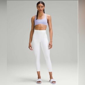 New! Lululemon leggings size 10 White Align ribbed High-Rise Pant 25”